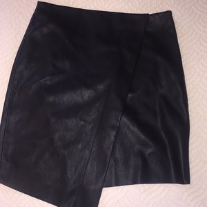 Zara leather skirt